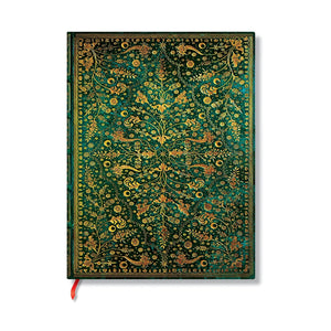 Emerald Flower Mini Hardcover Journal