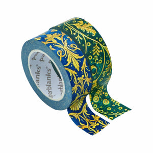 Emerald Flower/Silk Sky Washi Tape