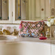 Fairy Garden Quilted Cotton Toiletry Purse