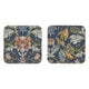Finch  & Flowers Coaster Set of 4