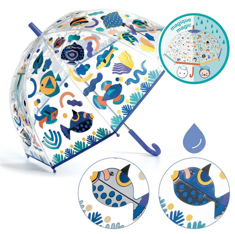 Fish Themed Colour Change PVC Child Umbrella – QAGOMA Store