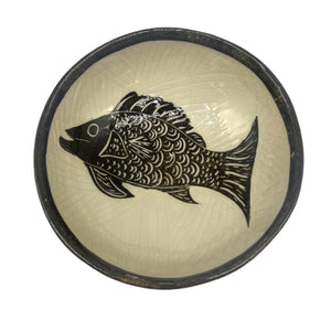 Bayil "Jungle Perch" Ceramic Bowl - Gregory Salt