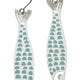 Fishy Earrings Silver & Blue