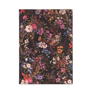 Floralia Midi Lined Softcover Flexi Journal