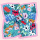 Flower Dance Silk Scarf Square