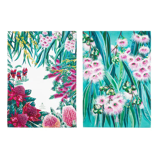 Native Flora Flowering Gum 2pk Kitchen Towel