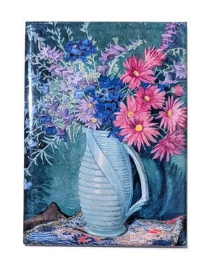 Green Vase With Gerberas Magnet