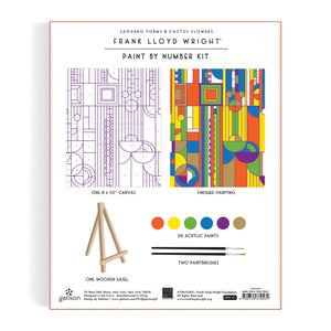 Paint By Numbers Kit: Frank Lloyd Wright Cactus & Form