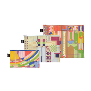 Frank Lloyd Wright LOQI Zip Pockets - Set of 3