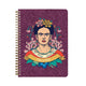 Frida Kahlo Wirebound Notebook A5 Lined