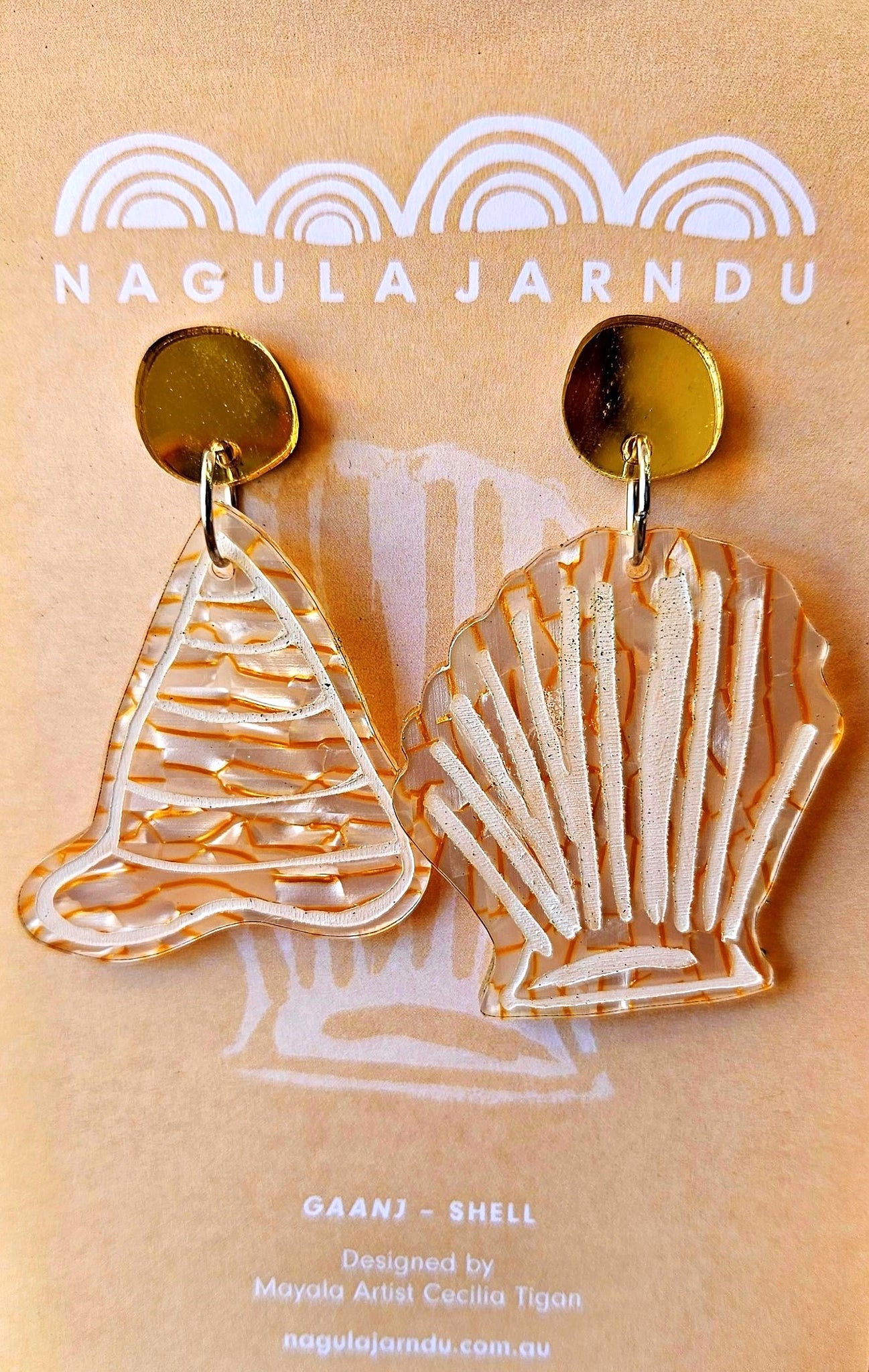 Shell "Gaanj" Earrings