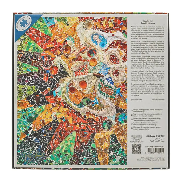 Gaudi’s Sun 1000 Piece Jigsaw Puzzle