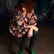 Geo Wool Tights Black