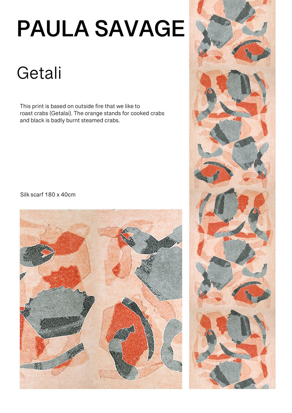 Getalai Silk Scarf - Paula Savage