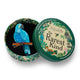 Glaucous Macaw Brooch