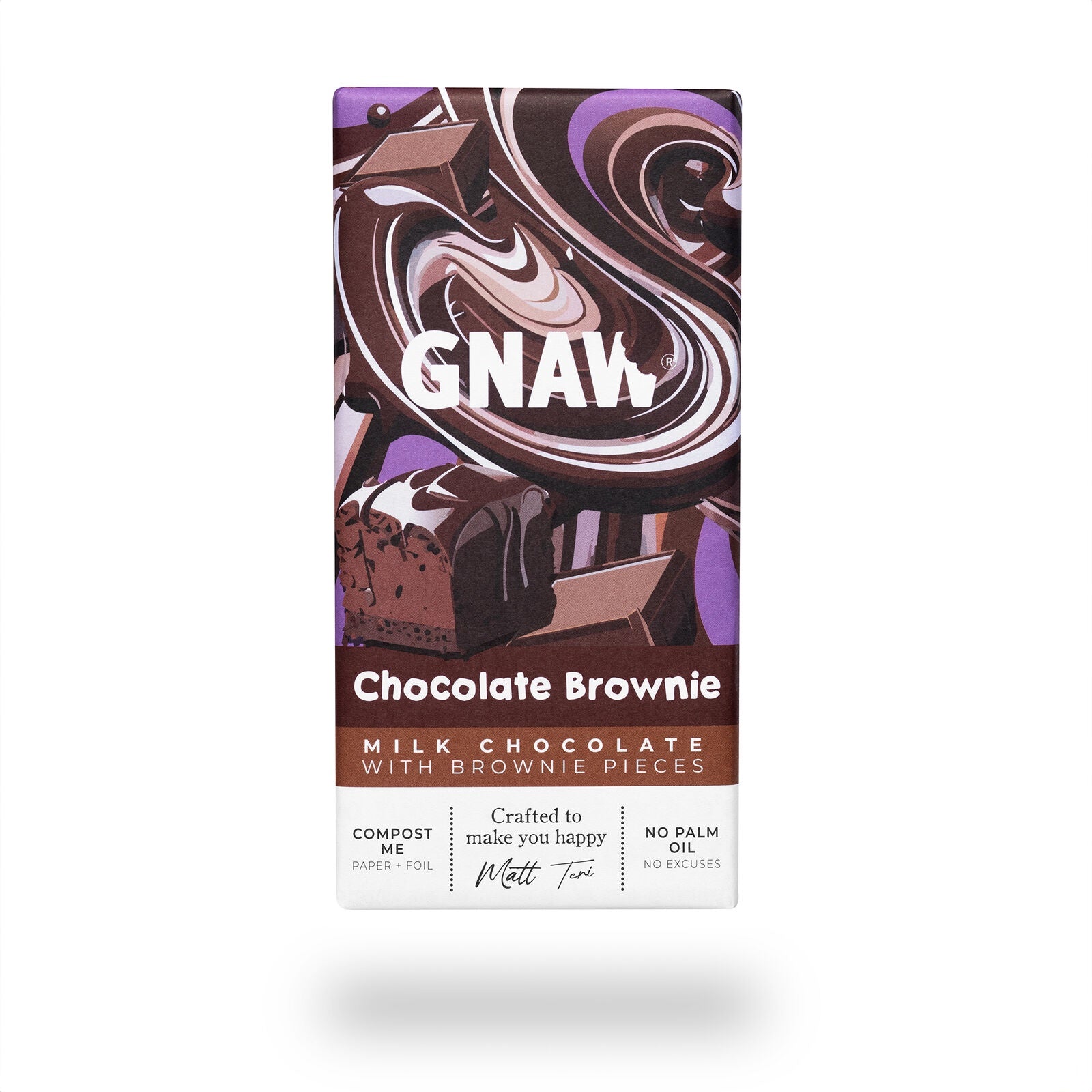 GNAW Chocolate Brownie Milk Chocolate 80g
