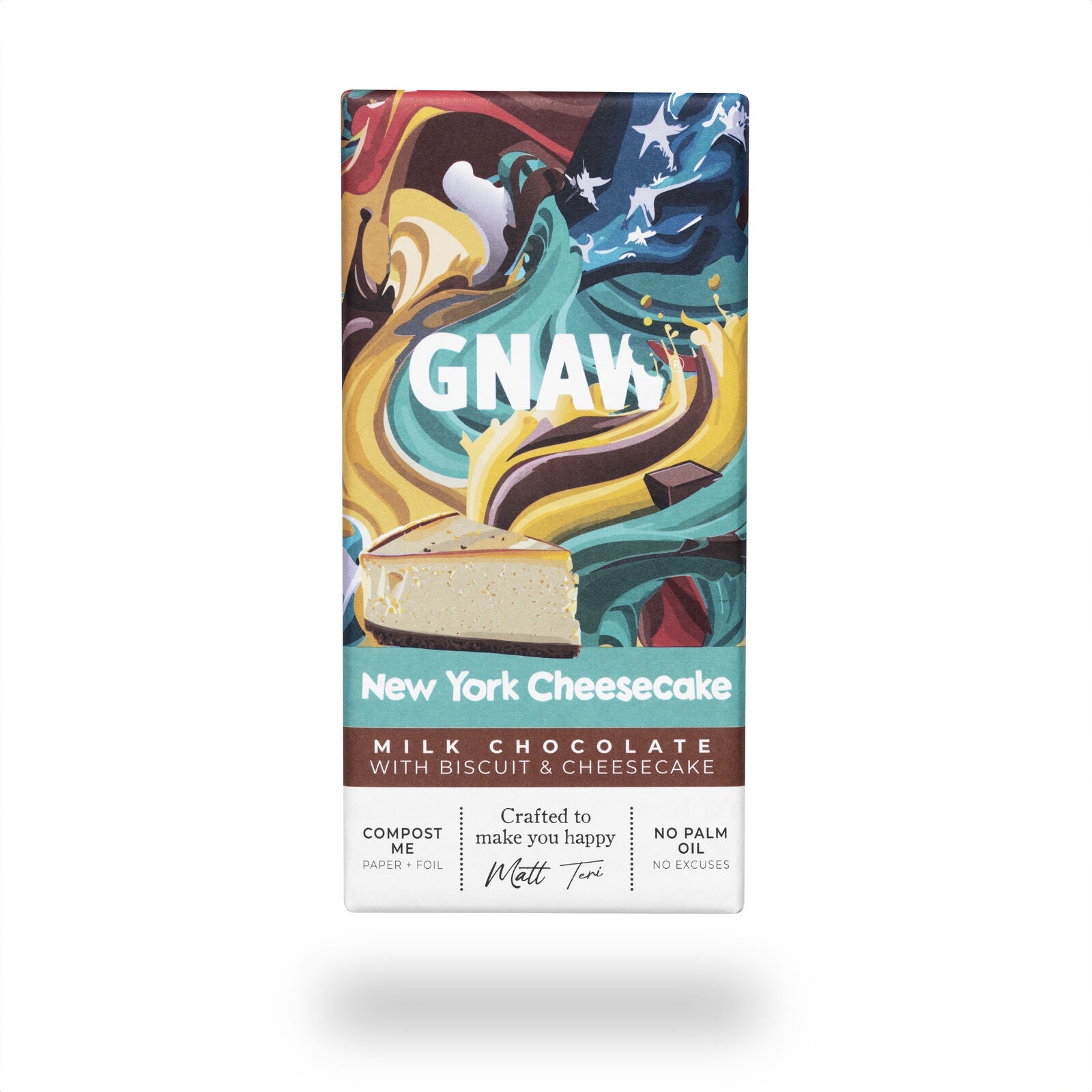 GNAW New York Cheesecake Milk Chocolate 80g