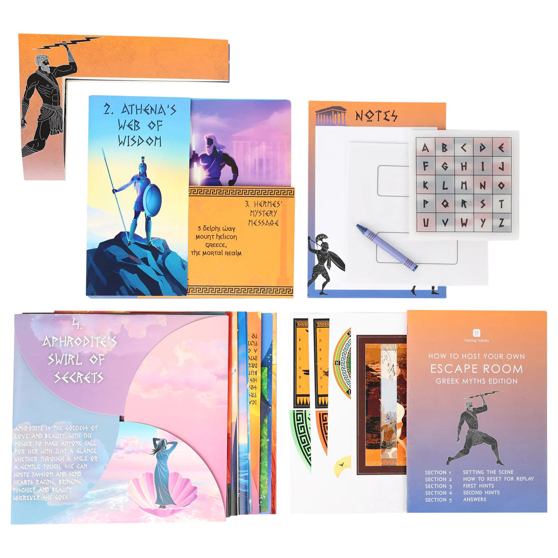 Greek Myths Family Escape Room Game