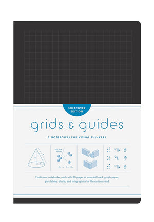 Grids & Guides: Two Softcover Notebooks for Visual Thinkers