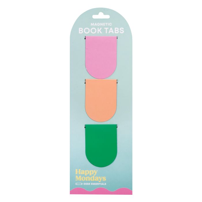 Happy Mondays Magnetic Bookmarks Set of 3