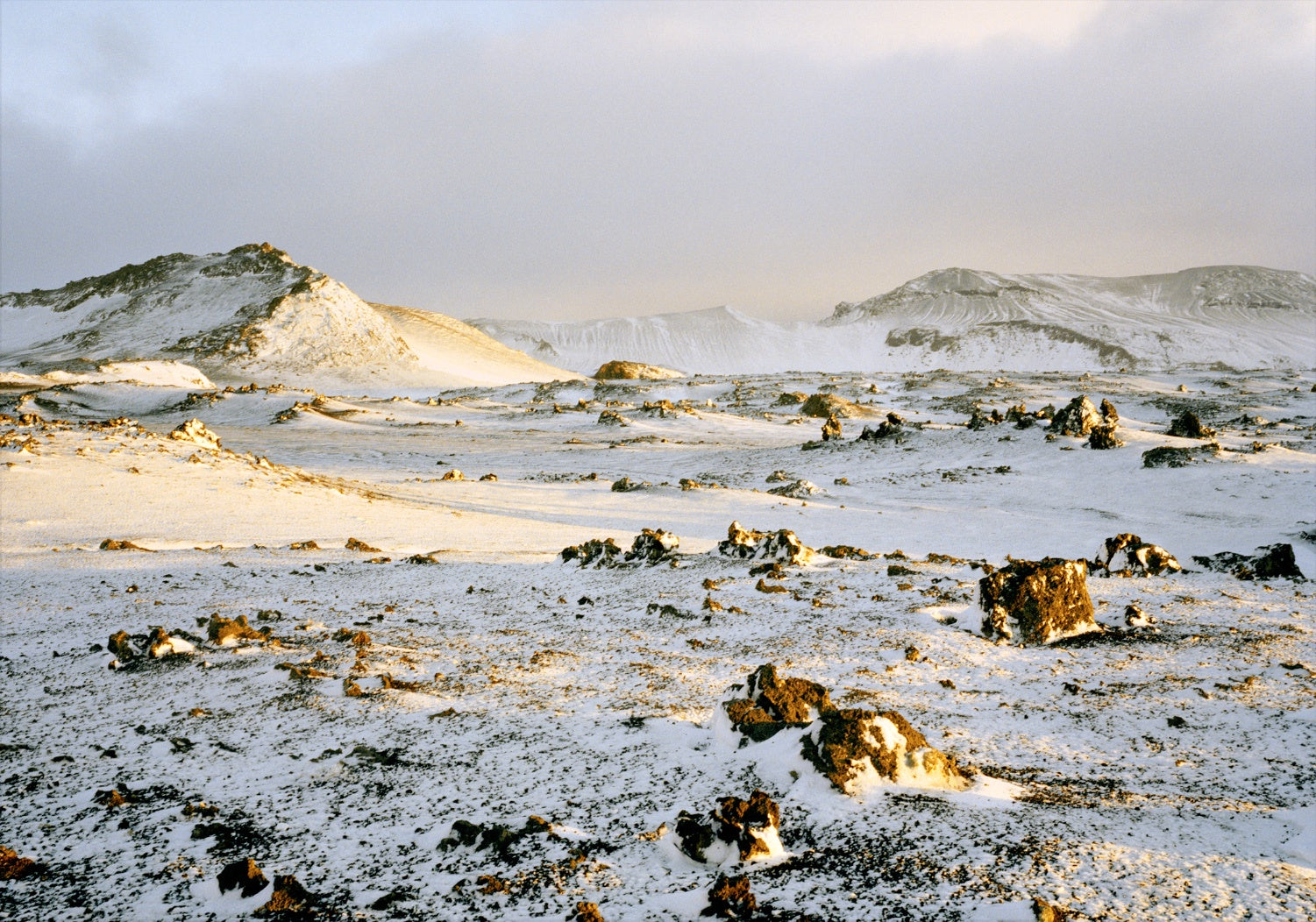 Hekla Twilight Series Postcard - Olafur Eliasson