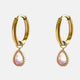 Helios Watermelon Quartz Earrings