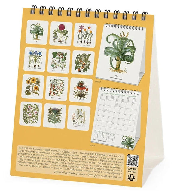 Herbarium Desk Calendar 2026