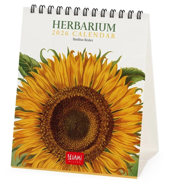 Herbarium Desk Calendar 2026