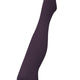 Herringbone Wool Tights Plum
