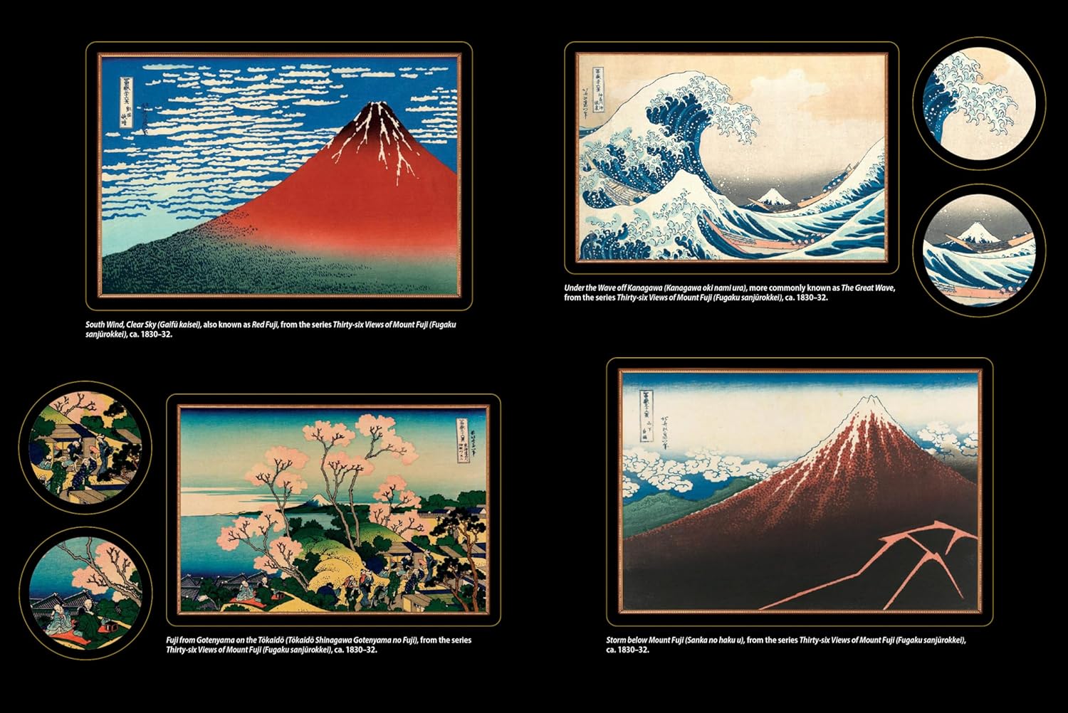 Hokusai Prints Sticker Book