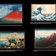 Hokusai Prints Sticker Book