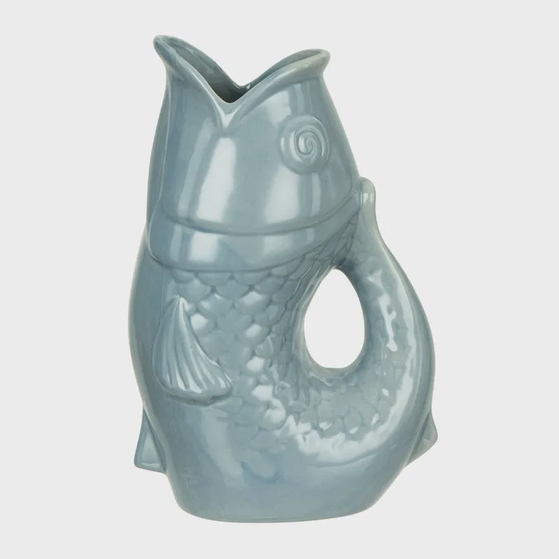 Hydra Fish Vase Blue