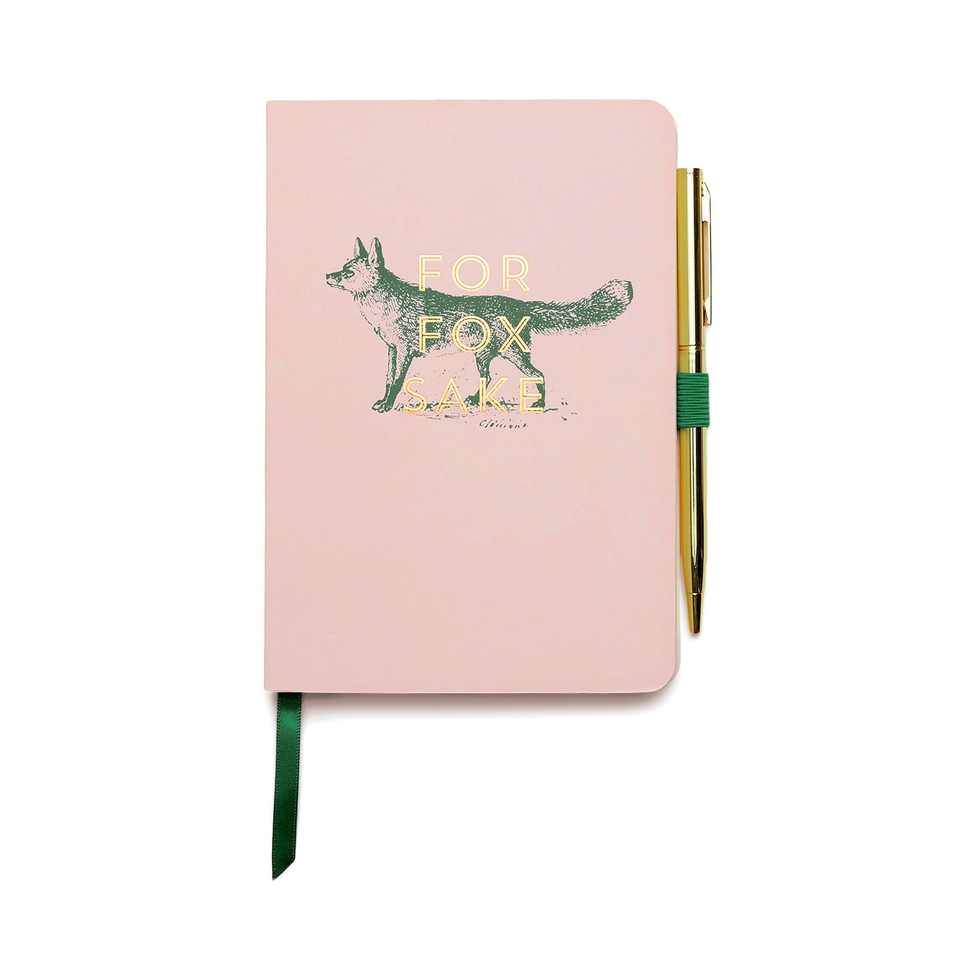Vintage Sass Notebook with Pen - For Fox Sake
