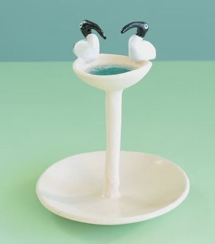 Ibis Bird Bath Treasure Dish