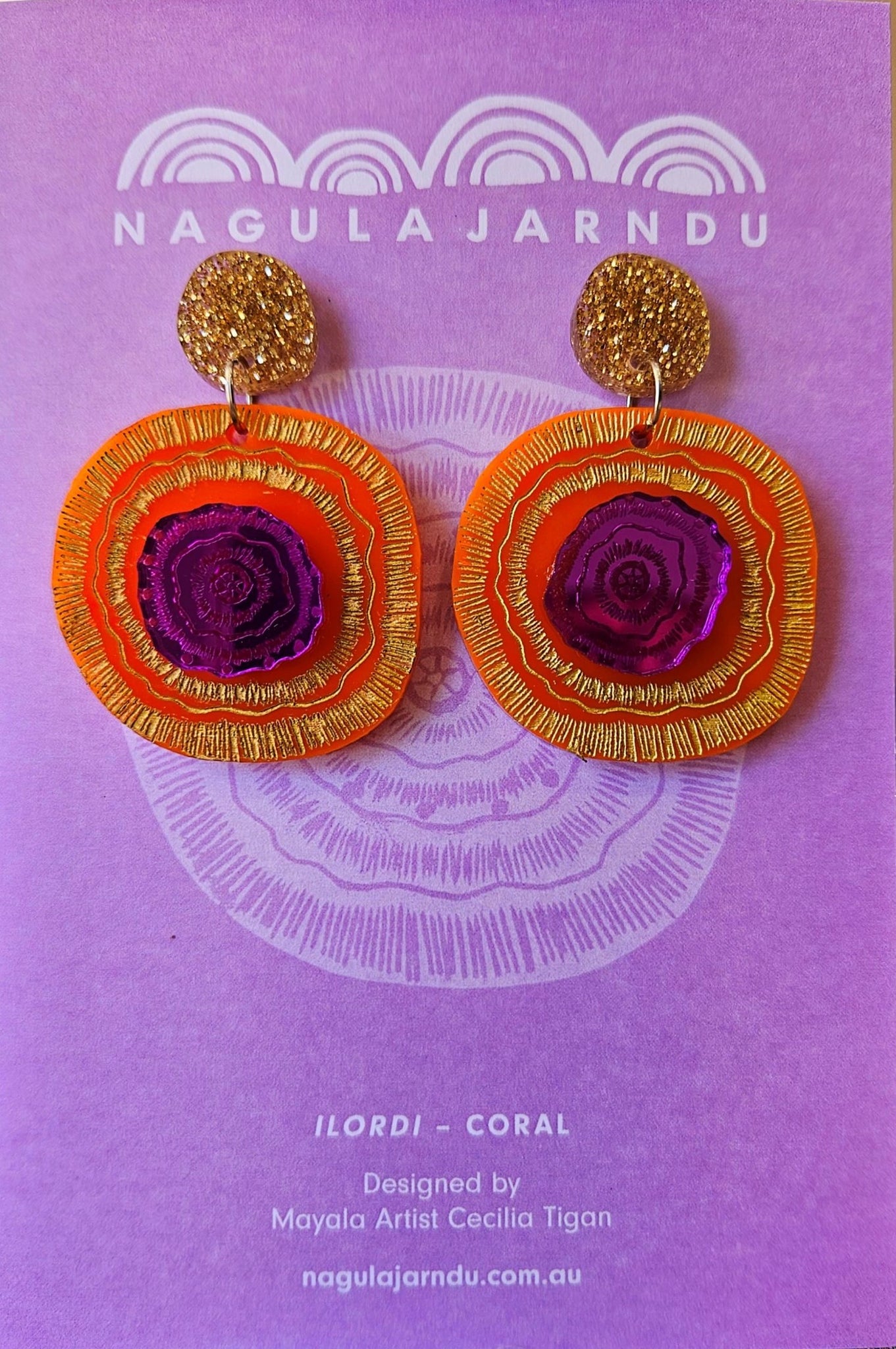 Coral "Ilordi" Earrings