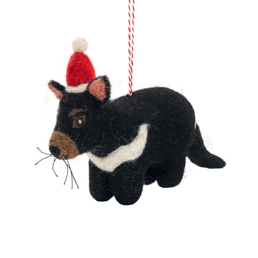 Tassie Devil Dave Christmas Decoration