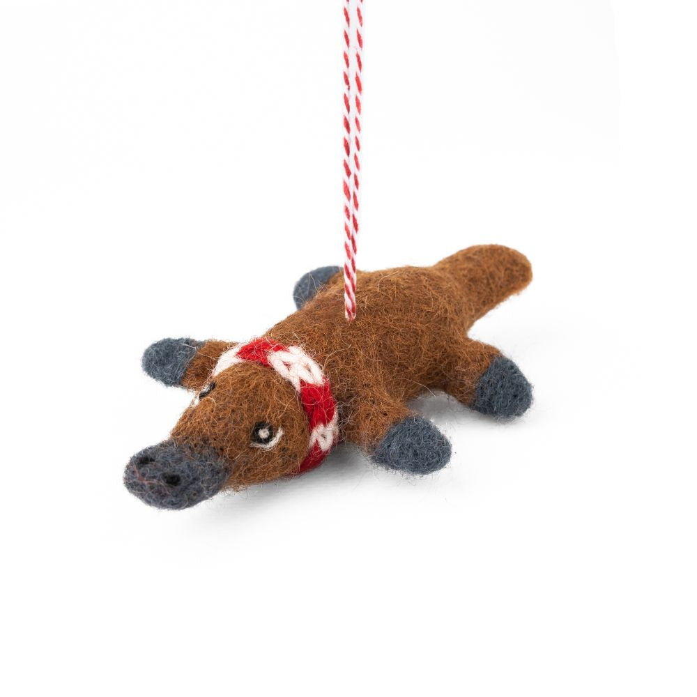 Platypus Pete Christmas Decoration