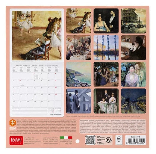 Impressionists Mini Calendar 2026