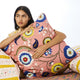 Anna Spiro Isabelle Sunset Embroidered Cushion