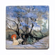 Under the Jacaranda Ceramic Coaster