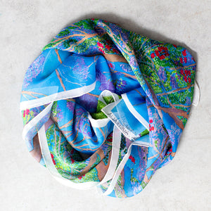 Jacaranda Silk Scarf - Catherine Baudet