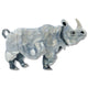 Javan Rhino Brooch