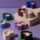 Boxed Set of 2 Jigsaw 4oz Candles - White and Black - Salted Air & Smoked Woods