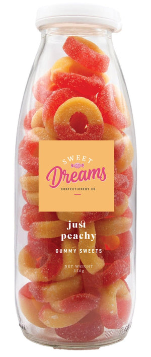 Just Peachy Gummy Sweets Bottle 310g