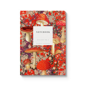 Kaleido Marble Fungi A5 Paperback Notebook
