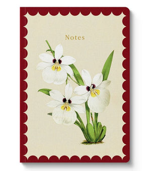 Kaleido A5 Textured Soft Cover Notebook - White Orchid