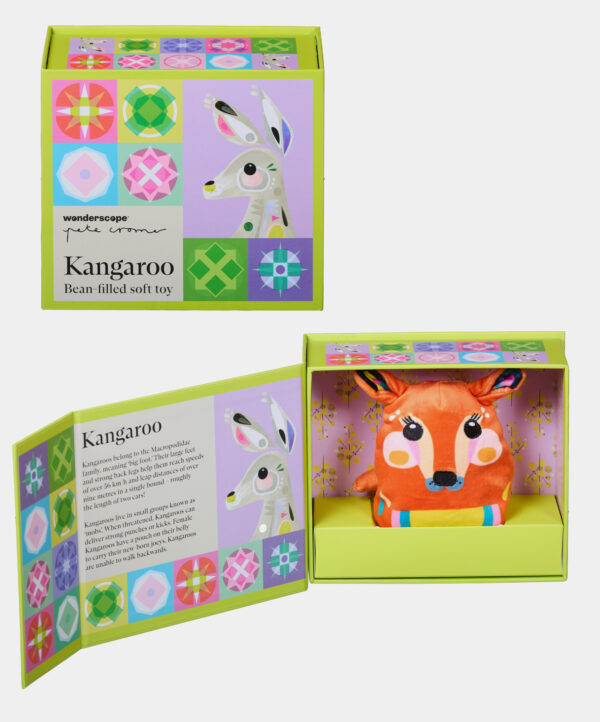 Kangaroo Bean Filled Soft Toy - Pete Cromer
