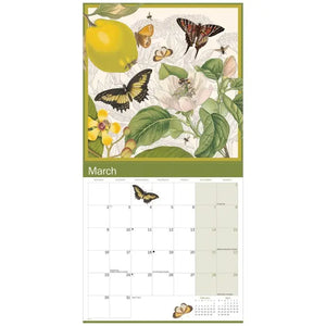 Kew Floral Illustrated Wall Calendar 2026