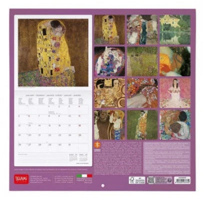 Gustav Klimt Calendar 2026