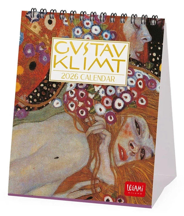 Gustav Klimt Desk Calendar 2026